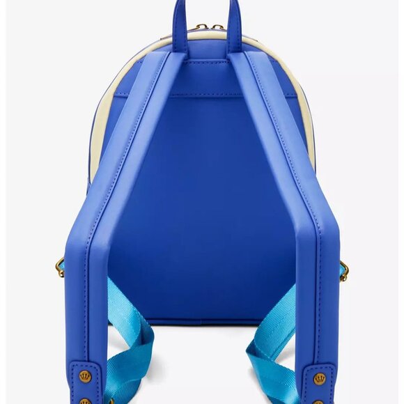 Loungefly Disney Sleeping Beauty Mini Backpack Aurora & Phillip Roses Floral Bag - Picture 3 of 4